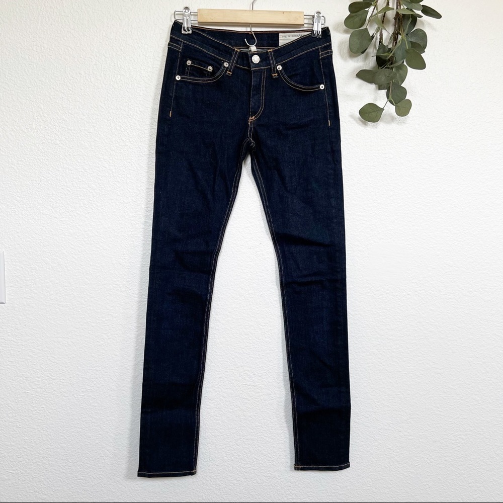 Rag & Bone- The Skinny Jeans in Heritage Wash 24